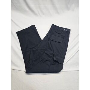 Urban Patrol Mens Black Ripstop Cargo Pants Medium Regular Adjustable Waist 3906